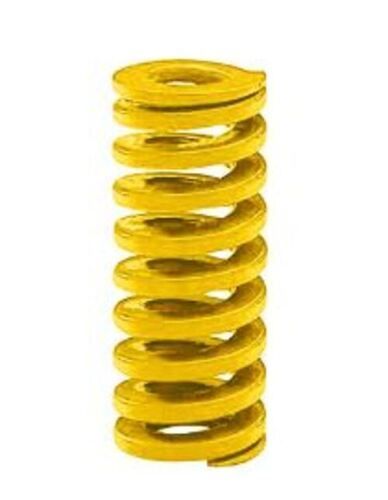 Yellow 55 Mm Round Paint Coated Coil Compression Die Spring 