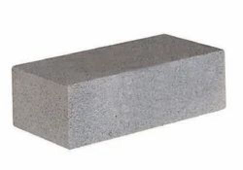 Gray 9X4X3 Inches Rectangular Heat And Sound Insulation Solid Cement Brick