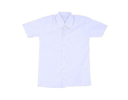 Chest Pocket Cotton Plain School Uniform Shirt For Boys  Age Group: Kids