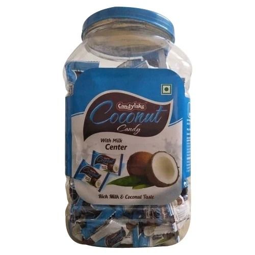 Eggless Sweet Round Milk Filled Coconut Candy, Box Of 100 Pieces Fat Contains (%): 1.4 Percentage ( % )