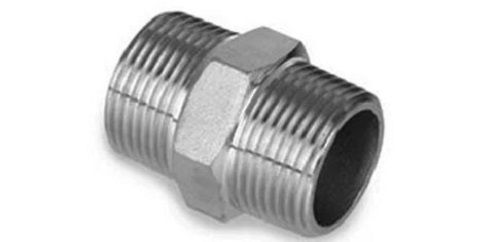 Polished Round Rugged Design Stainless Steel Hex Nipple