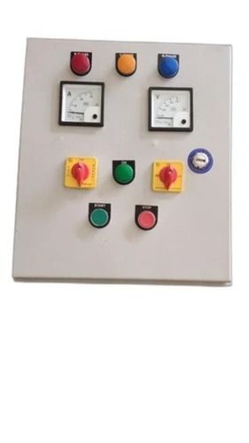 Rectangular Paint Coated Mild Steel Pumps Control Panel Board  Dimension(L*W*H): Na Inch (In)