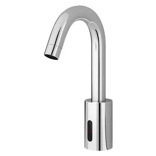 Silver 1 Inch Round Rust Proof Polished Finish Stainless Steel Sensor Tap 