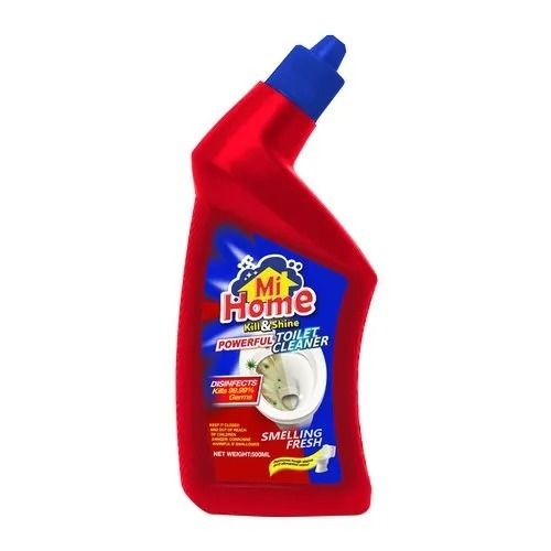 Red 1 Liter Liquid Toilet Cleaner For Removing Dirt And Rust