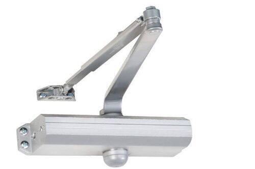 Silver 10X7 Inches Satin Finish Aluminium Door Closer 