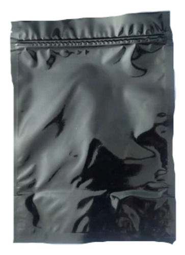 15x8 Inches Rectangular Glossy Laminated Plain Plastic Zipper Bag