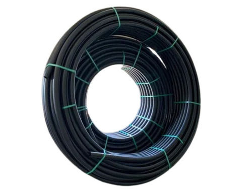 Black 2 Mm Thick Seamless Round Rigid High Density Polyethylene Plastic Pipe For Industrial Use 