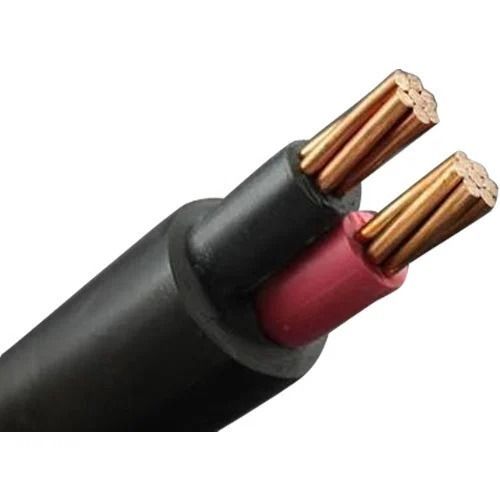 220 Volt Pvc Insulated Double Core Copper Cable For Electric Fittings Use Cable Capacity: 24 Ampere (Amp)