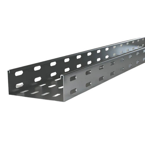 5 Mm Thick Galvanized Iron Perforated Cable Tray For Industrial Use 