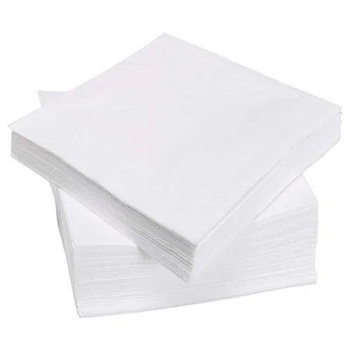 6x4 Inches Plain Disposable Rectangular White Tissue Paper