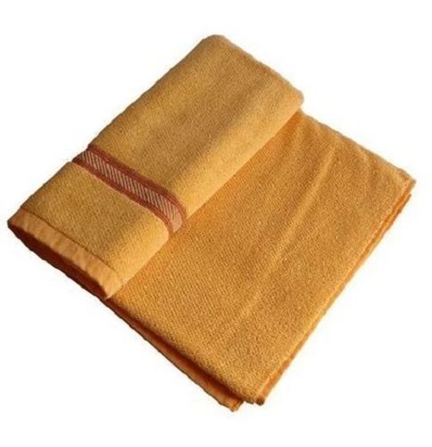 Cotton Plain Dyed Rectangular Non Woven Bath Linen Towel