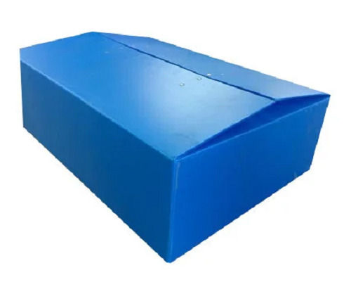 Blue Durable And Lightweight 25 X 30 Cm Rectangular Plain Pp Box 