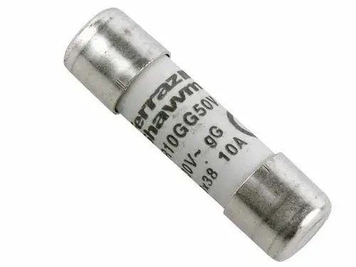 Durable DC Fuse - Silver Round Shape | Quality Approved, 24V Rated Voltage, 50Hz Frequency, 5g Weight, Ideal for Electrical Fittings