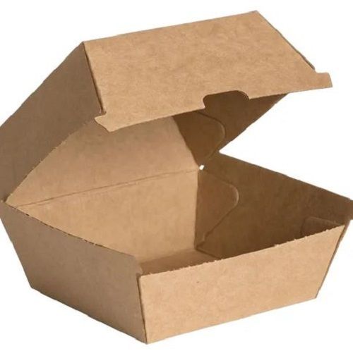 Eco Friendly Brown Plain Kraft Paper Food Packaging Boxes
