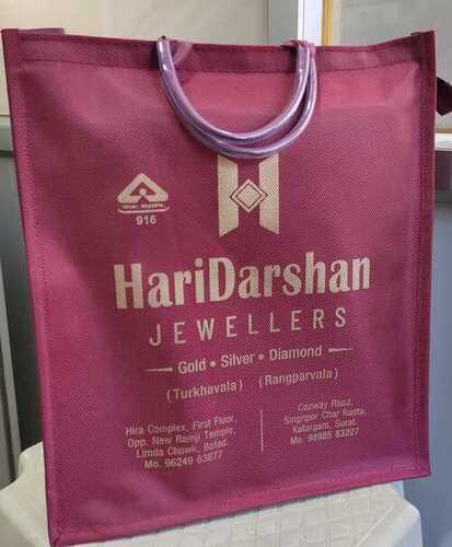 Kraft Paper Carry Bag For Jewellery Shopping Use