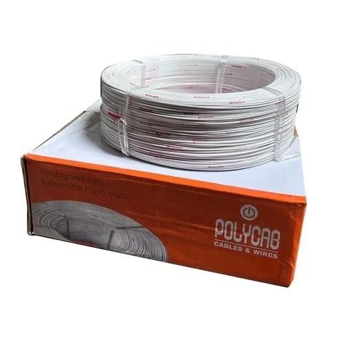 Long Lasting Electric Copper Pvc Insulated Submersible Winding Wire Cable Capacity: 13 Ampere (Amp)