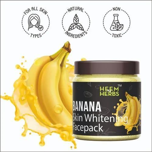 Natural Ingredients Banana Face Pack For Skin Whitening