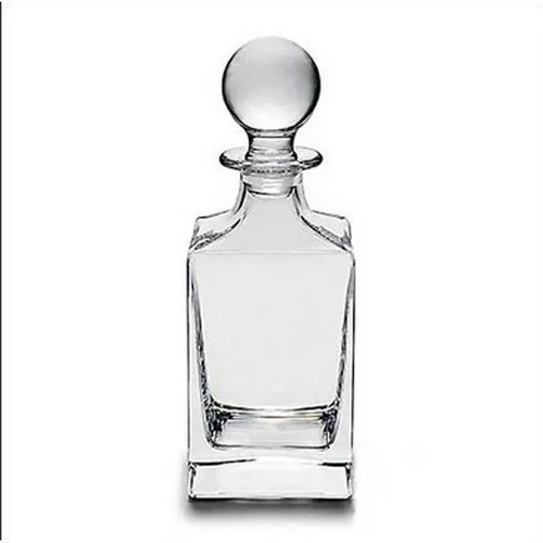 Perfume Bottle - Glass, 25 Milliliter Capacity, 6 Inch Height | Transparent, Screw Cap, Durable Design, Glossy Finish