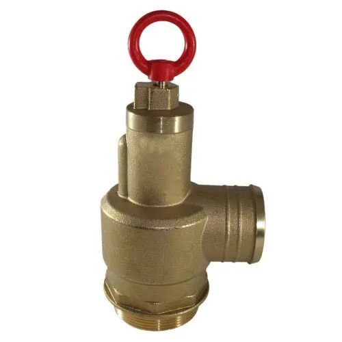 Polished Finished Brass Water Pressure Relief Valve For Industrial Purpose 