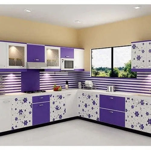 Pvc Modular Kitchen No Assembly Required