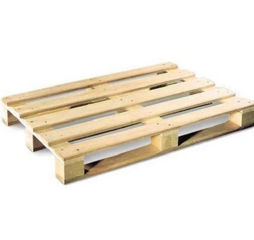 Brown Rectangular 100 Kg Load Capacity Four Way Wooden Pallet