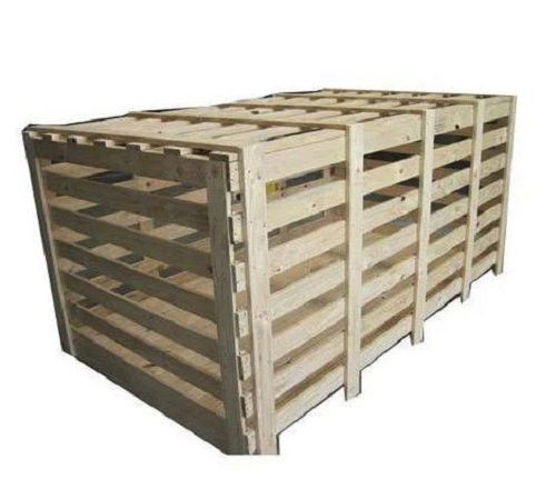 Brown Rectangular Solid Wooden Pallet For Packaging