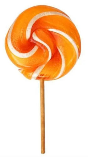 Round Eggless Sweet And Tasty Solid Orange Flavored Lollipop  Fat Contains (%): Na Microgram (Mcg)