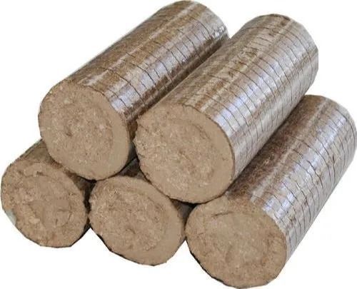 Lignite Briquettes on Dustpan Stock Photo - Image of brown