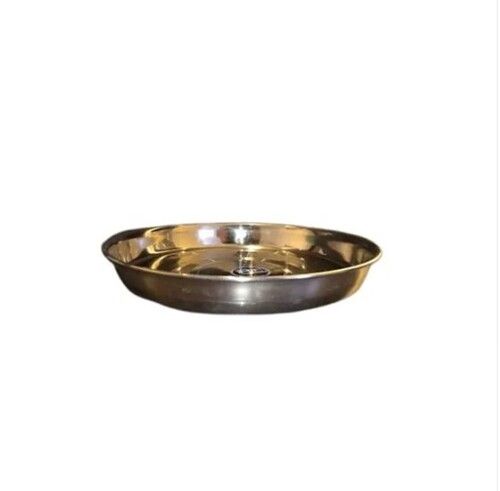 Stainless Steel Khumcha Thali 12"