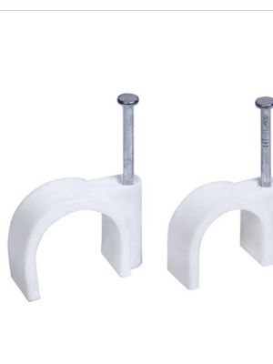 White HDPE Cable Clips