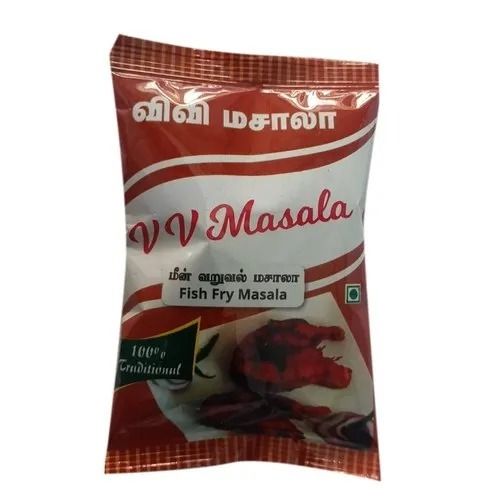 100 Grams Strong And Spicy Pure Dried Blended Fish Fry Masala