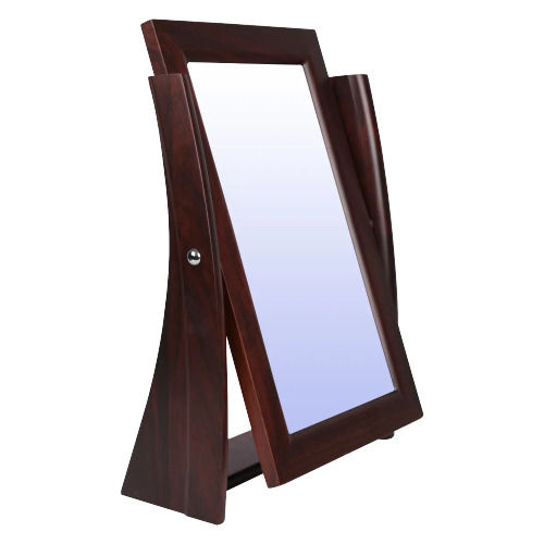 14x3.75x9.75 Inches Rectangular Wooden Frame Designer Mirror