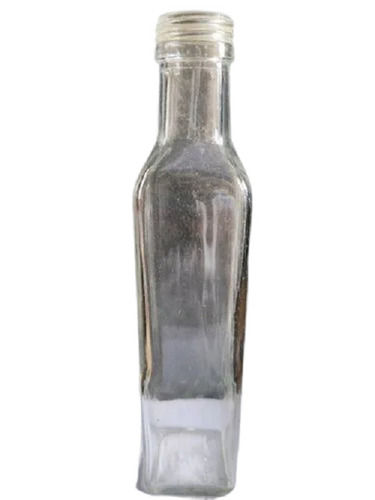  200 मिलीलीटर पारदर्शी गोल स्क्रू कैप नैरो फ्लिप टॉप ग्लास बोतल 