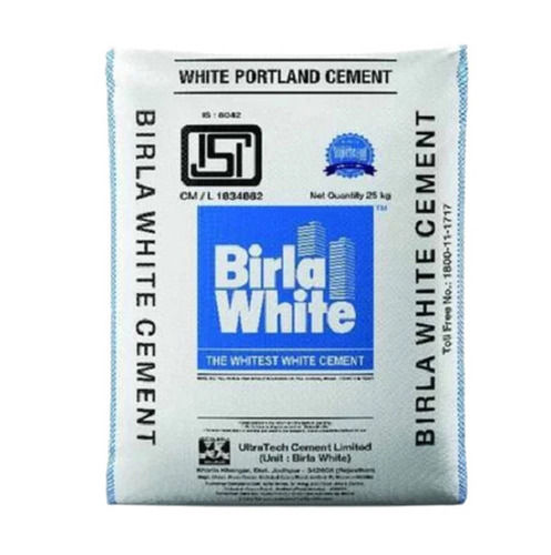 25 Kilogram Medium Powder Form White Cement For Construction Use