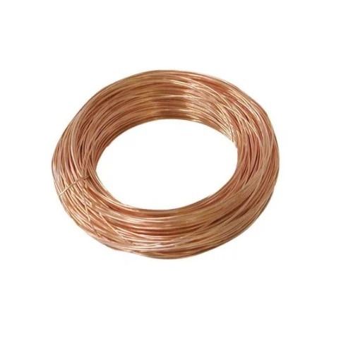 60 Hcr Plain Hot Rolled Round Shaped Copper Coated Wire