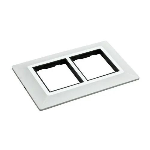 White 8X4 Inch 5 Mm Thick Rectangular Plastic Switch Plate 