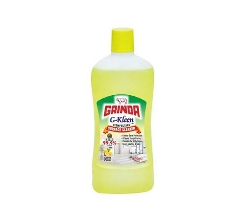 Yellow 975 Milliliter Glossy Finish Liquid Surface Cleaner With One Year Shelf Life 