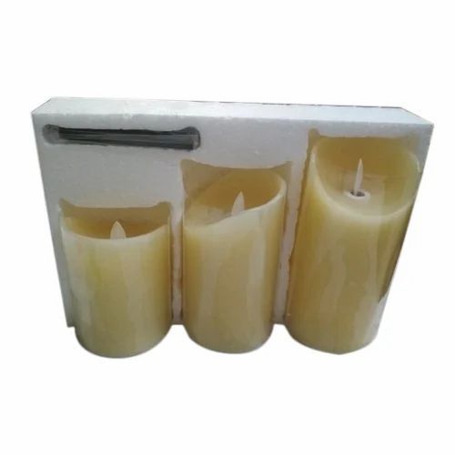 Battery Operated Smokeless Led Candle For Home Decoration