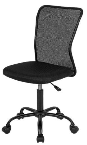 Comfortable Handless Black Office Chairs