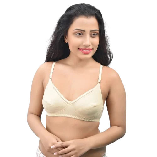 Padded Comfortable And Washable Cotton Ladies Inner Wear Bra at