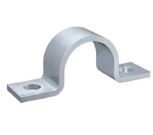 Silver Durable And Sturdy U Shape Stainless Steel Pipe Clamps 