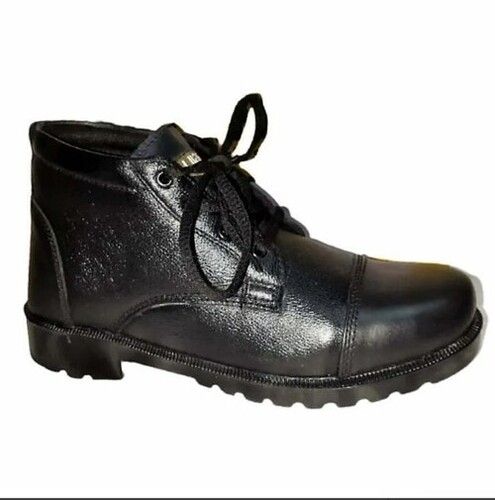 Formal Black Pure Leather Boot For Police/Paramilitary/Commando at Best ...