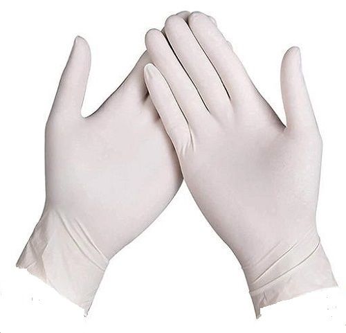 Medical Grade White Disposable Hand Gloves