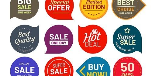 Multi Color Round Printed Advertising Stickers