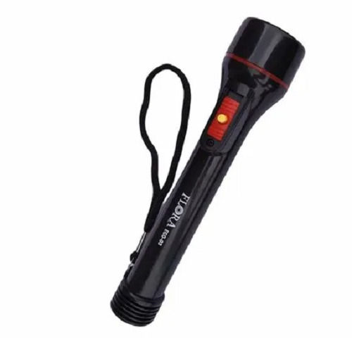 Plastic Round Plain Led Hand Torch  Charging Time: 6 Hours