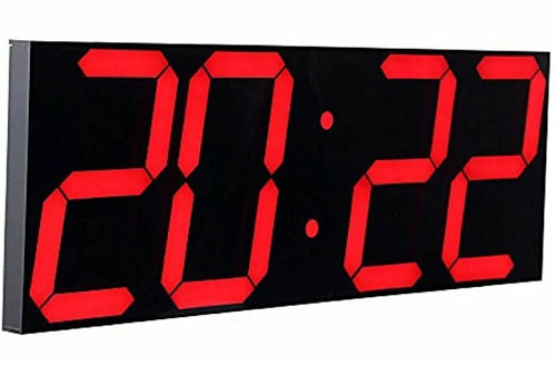 Rectangular Metal Led Digital Clock