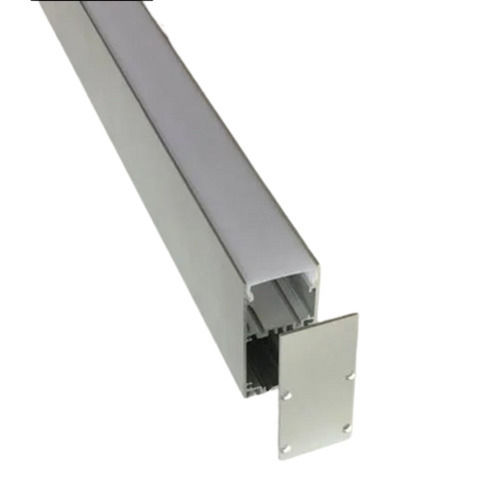 White Rectangular Powder Coated Led Profiles For Home And Hotel Use