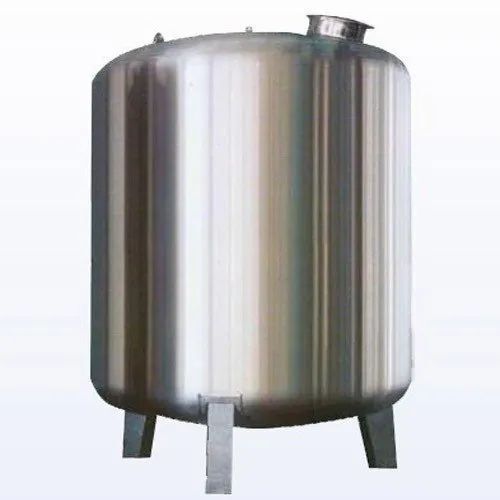 White Round Shape Stainless Steel Storage Tank For Industrial Use