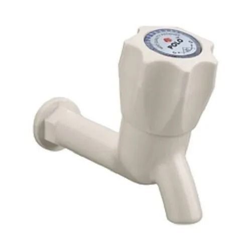 1/2 Inch Polished Finish Pvc Plastic Polo Bib Cock For Bathroom Fitting Use