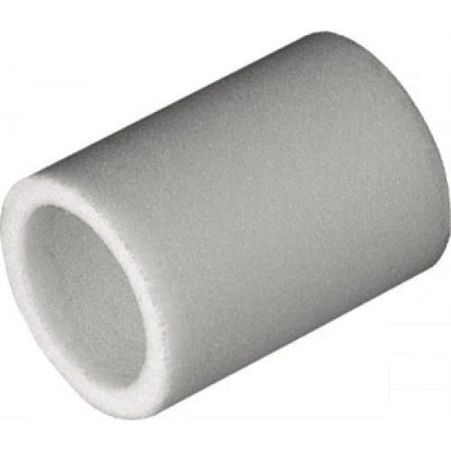 White 10Mm Thick 5 Inches Long 100 N-M Torque Round Polypropylene Pneumatic Fitting